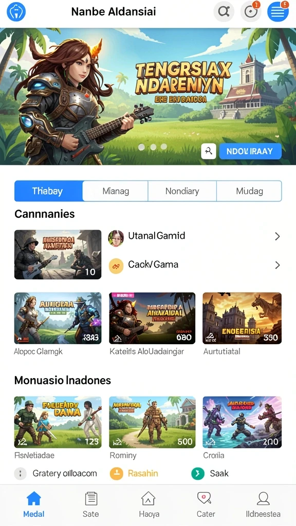 987up - Screenshot yang menunjukkan karakter dalam aksi.