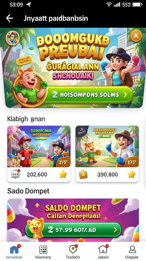 kastoto - Tampilan antarmuka KASTOTO yang modern dan menarik.