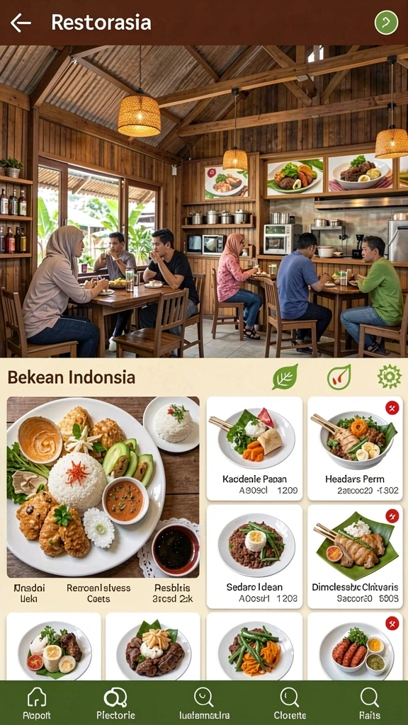 rk55 - Tampilan antarmuka yang mudah diakses dan menarik.