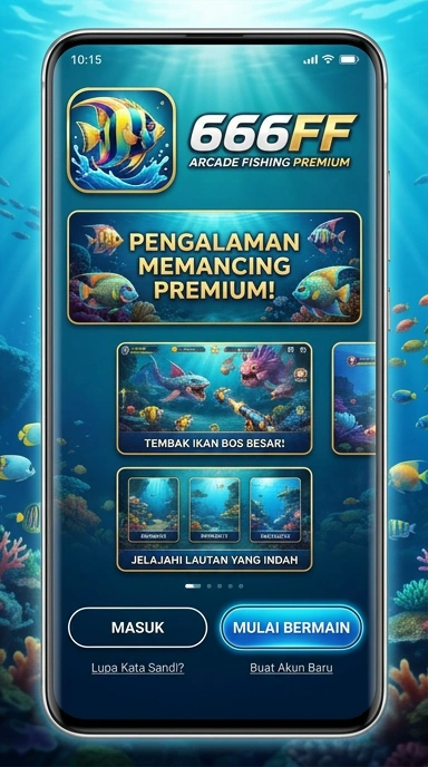 Layar utama 666ff — antarmuka bersih setelah instalasi